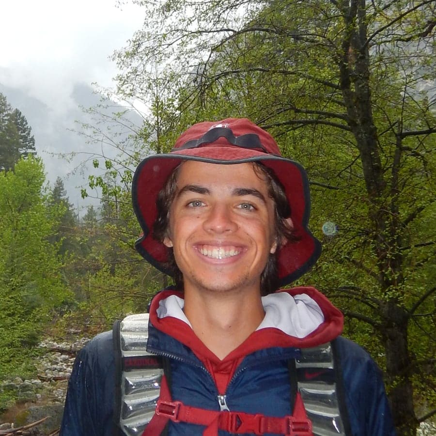 Spencer Seay smiling outdoors