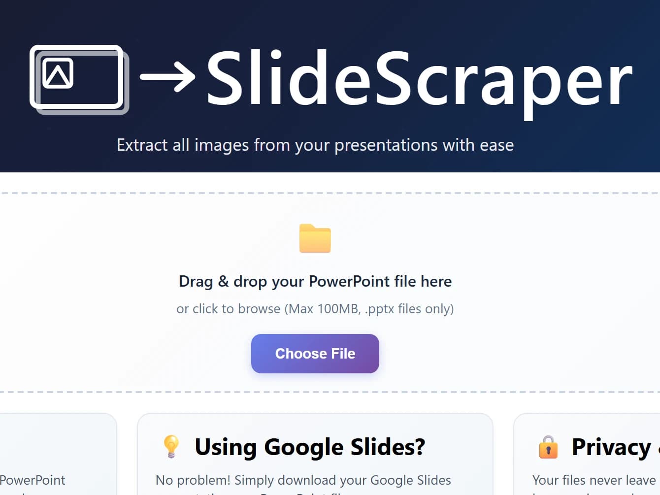 SlideScraper